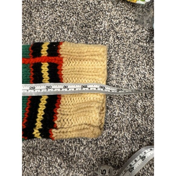 Vintage Cowichan Knit Style Multicolored Zip Up Sweater - Picture 11 of 11